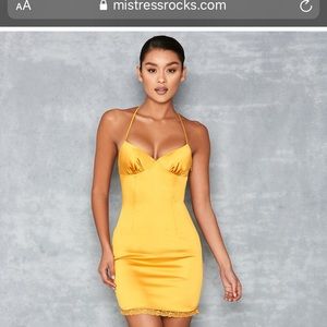 Mistress Rocks Gold/Mustard dress